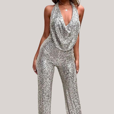 Chelsea | Elegant Glitter Jumpsuit