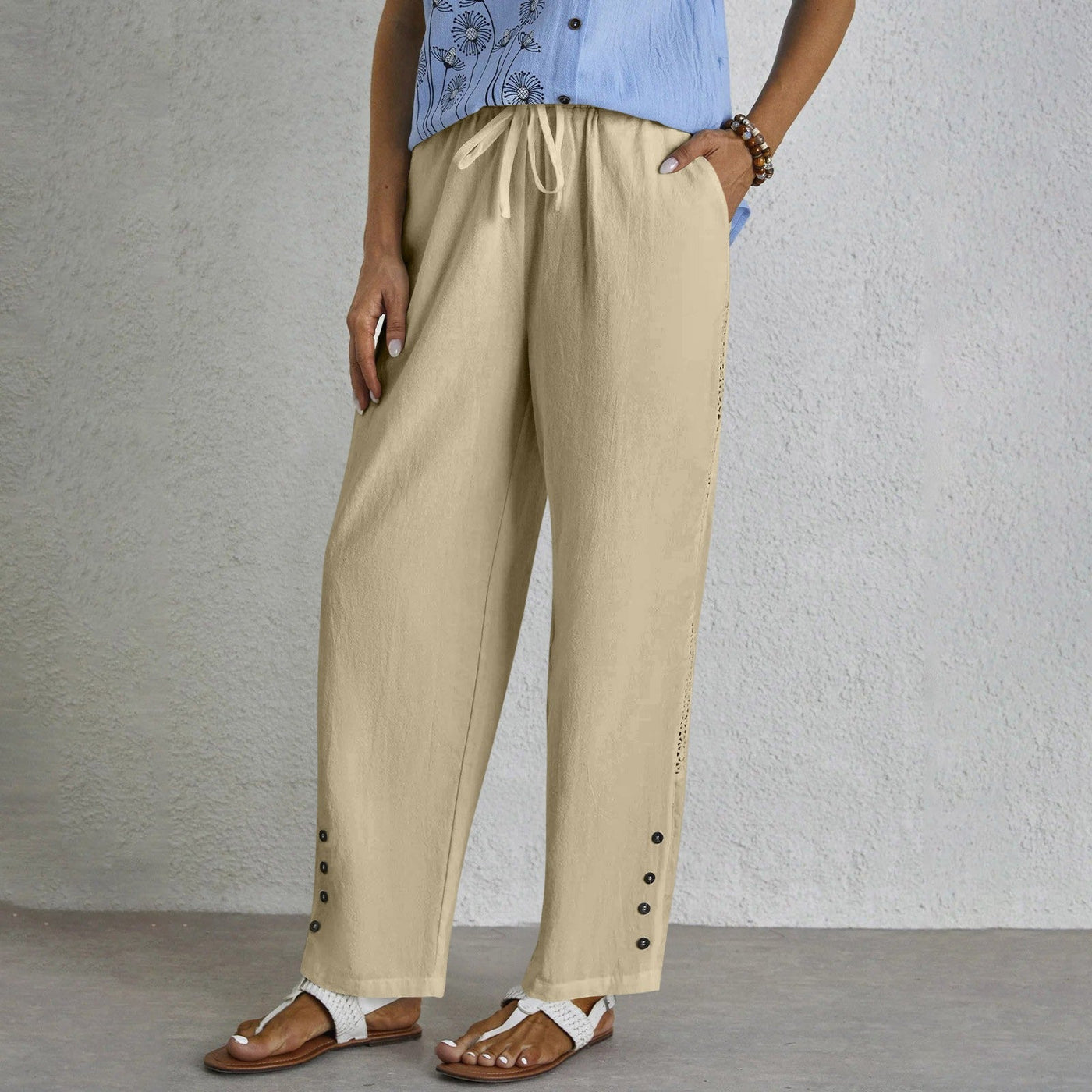 Shania | Relaxed Buttoned Pants (1+1 FREE)